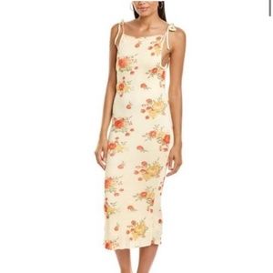 WeWoreWhat | Danielle Bernstein Floral Print Sleeveless Midi Dress